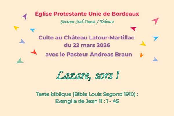 Visuel d'illustration et lien vers la prédication sur YouTube.